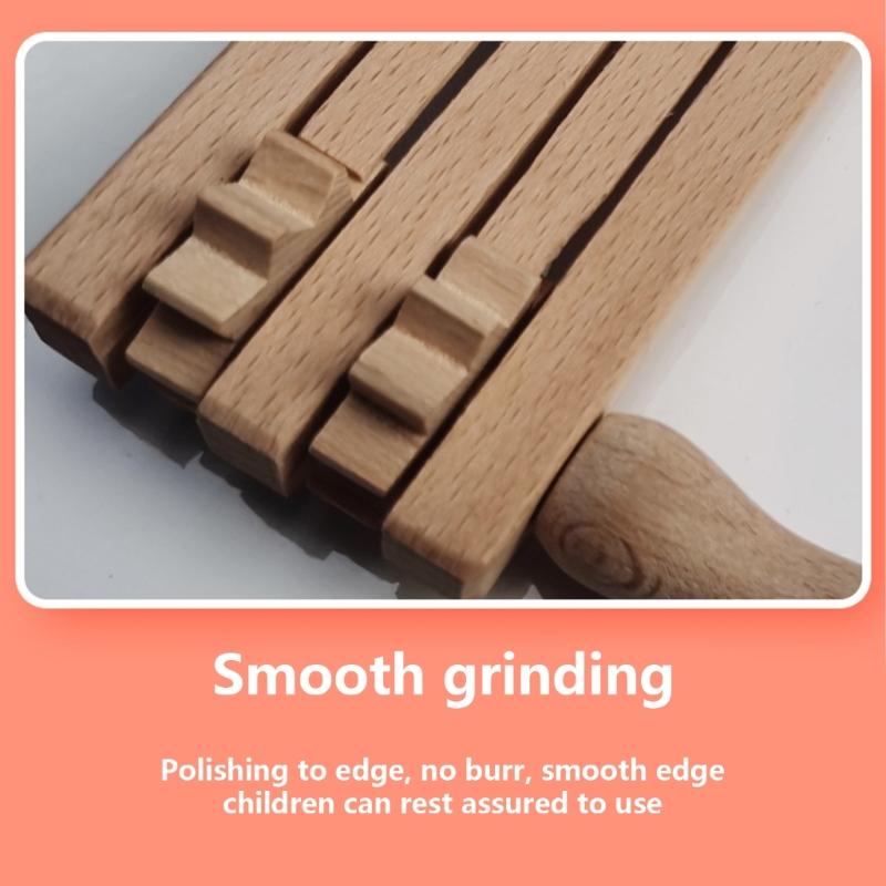 Wood Ratchet Noise Makers Traditional Mexicans Matraca Rattle for Game Wood Rattle Ratchet Instrument for Party Favor