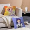 H-Higurashi When They Cry Pillow Covers Cartoon Sofa Decorative Home Double-sided Printing Short Plush Cute Cushion Cover