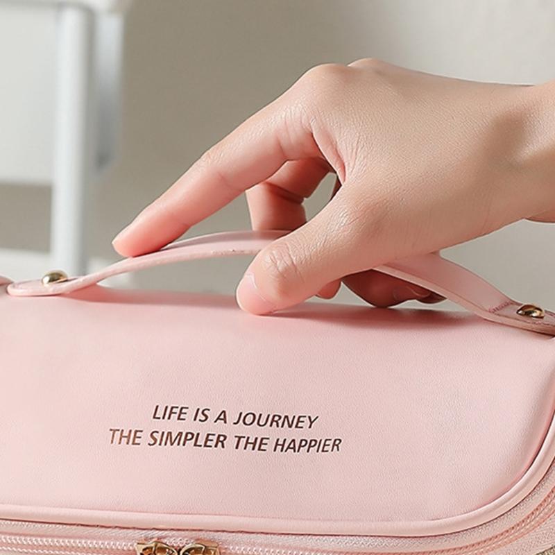 Large Capacity Cosmetic Bags Portable Clear Wash Bag Makeup Bags Travel Toiletry Organizer Storage Pouch for Women Girls