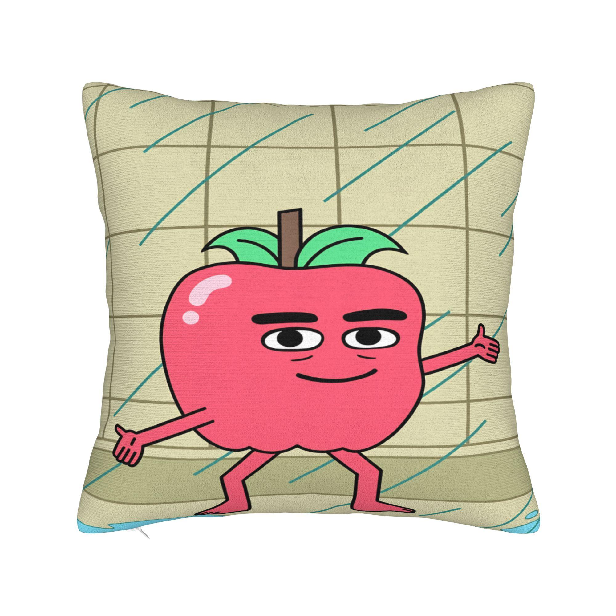 

Apple and Onion Pillow Cover Soft Cushion Cover Fashion Pillow Case For Chair Sofa Home Decor 12x12Inch