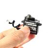 AFRC 11g Metal Micro Programmable Steering Servo Compatible with Futaxx SR SSR Mode P.D 1/24, 1/27, 1/28 Mode/SANWA (D2114TG-S Black)