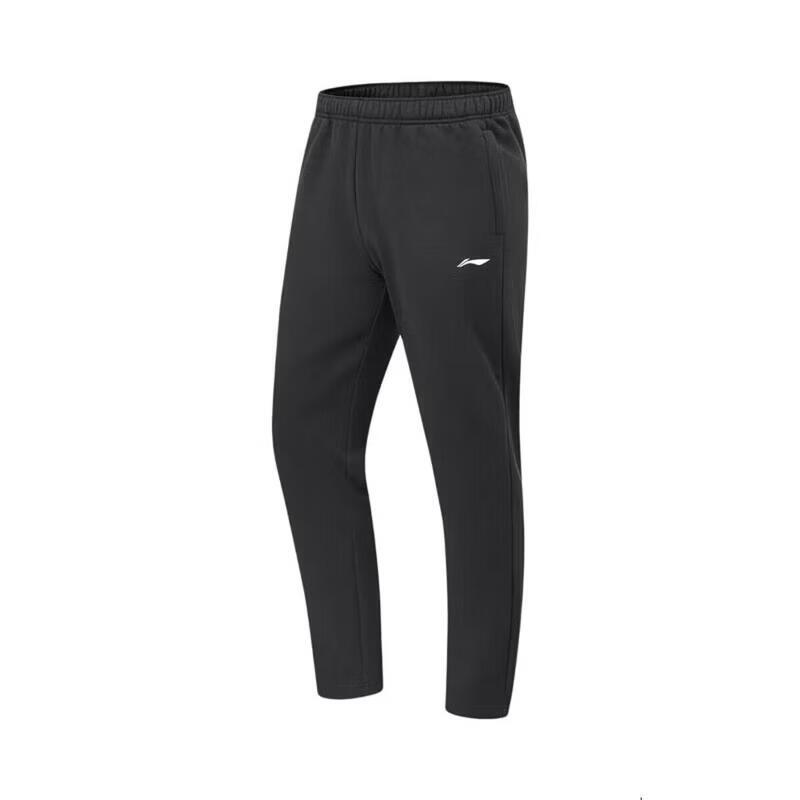 Li-Ning Men's Fleece-Lined Straight Fit Athletic Sweatpants