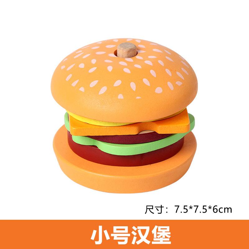 Dětský mini domeček na hraní Sendvič Burger Hranolky Set Vzdělávací Raná výchova Stavebnice Simulační hračka