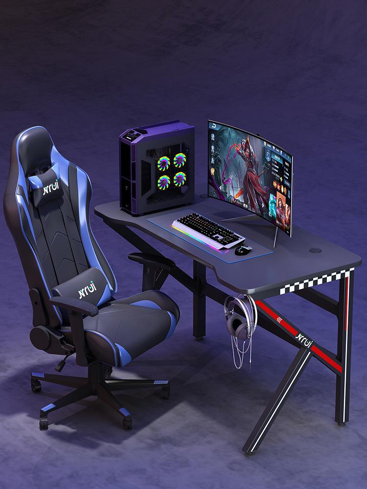 Gaming & Office Desk with Chair Set - Simple Design for Home or Study