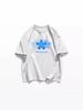 2025 Summer American Retro Graffiti Petite Crew Neck T-shirt