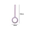 Silicone World Secure Holder with Strap for Apple Airtag Silicone Case Protective Cover Tracker Anti-lost Keychain Airtag case