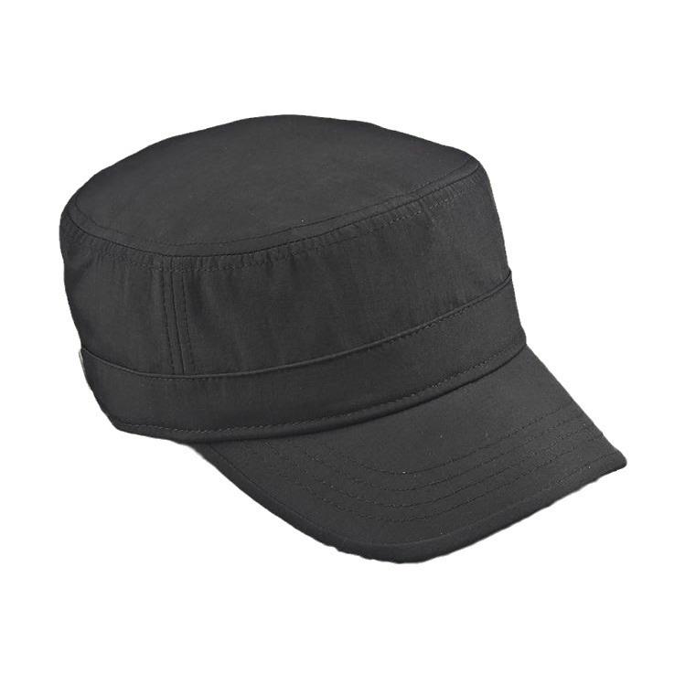 Small Head Circumference Flat Top Hat Solid Color Board Is Stylish Men's Hat Casual Four Seasons Simple European and American Style Small Size Men's