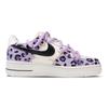 Nike Air Force 1 Fialový Leopard Umělá Kůže Odpružení Lehké Nízké Skateboardové Boty Unisex Bílá Fialová FV3654-111(team1333--BOX2)