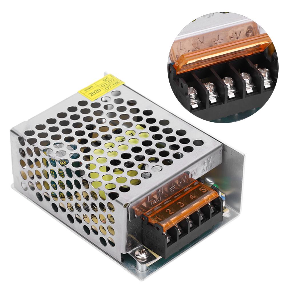 Power Supply Driver Adapter 12V Aluminum Alloy LED Screen Light Bar 3D Printer(S-36-12;12v 3a 36W:AC100-240V )