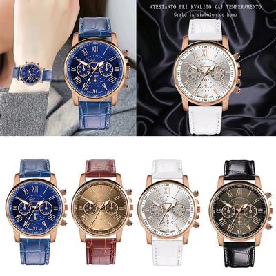 New Fashion Women Leather Band  Quartz Analog Wrist Watch