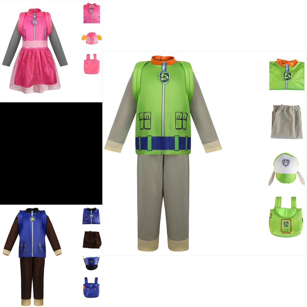Hunde Paw Patrol Cosplay Kostüm für Kinder Perfekt für Partys und Rollenspiele