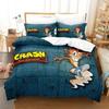Crash Bandicoot Bed Cover Collection Single Size Single Size Full Queen Size King Size Size Bed Collection Adult Kid Bedroom Duvetcover Sets 3D