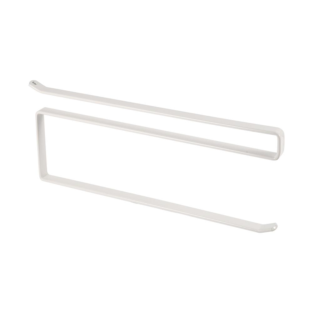 Under Cabinet Paper Roll Towel Hanging Holder Rack Stainless Metal Kitchen Storage Organizer