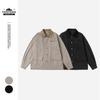 ANGN Unisex Japanese Retro Patchwork Multi-Pocket Workwear Jacket 1569