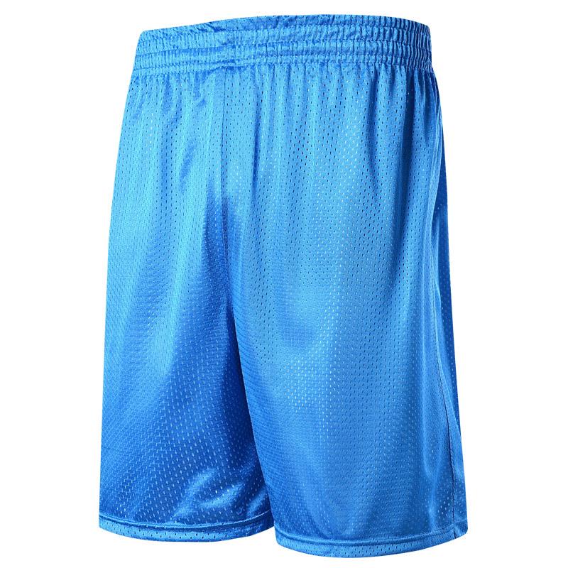 Men's Plus Size Breathable Double-Sided Basketball Shorts - Over-the-Knee, Loose Fit, Sweat-Absorbing, Trendy Sportswear.