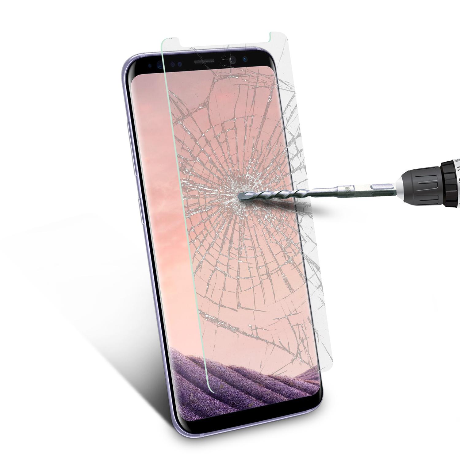 

ANGIBABE 0.26mm Tempered Glass Screen Protector Film for Samsung Galaxy S9 G960 Type A