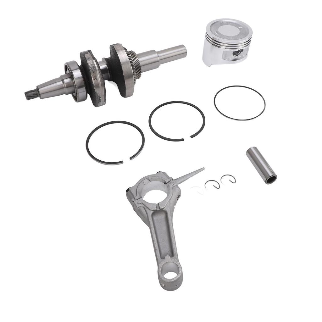 Engine Piston Connecting Rod Kit Metal Crankshaft Piston Pins Rods Set Wear Resistant for GX390 13 HP Engine