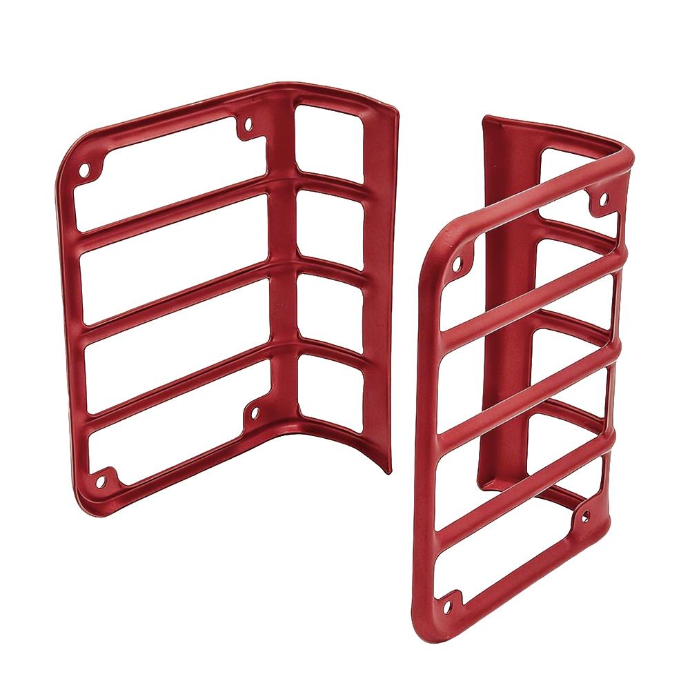 

Wrangler tail light frame LED Light Shell For Jp Wrangler JK 2007-2017 Headlamp Turn Signal Light Rear Tail Lamp Protector Guard 1 Pair Red