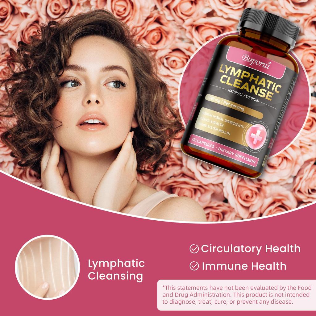 Lymphatic Cleanse - Echinacea - Lymph Node Detox Cleanse Lymph System Drainage