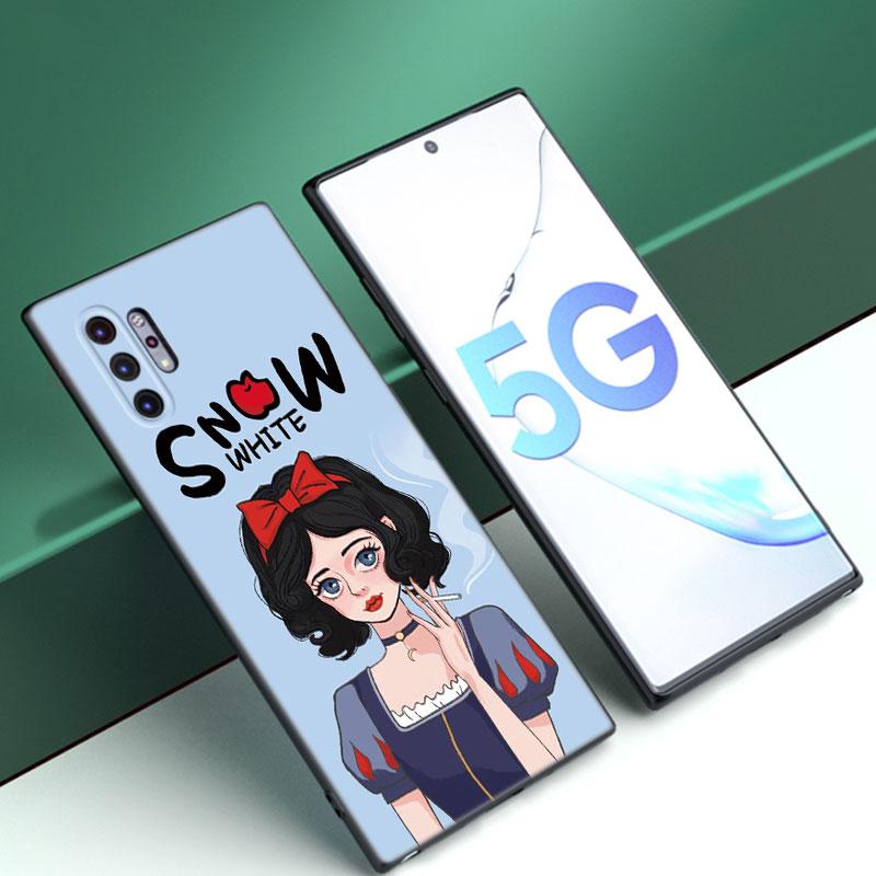Cute S-Snow White Phone Case For Samsung M30 M31 S Note 10 20 M04 M13 M32 M14 M23 M33 M34 M42 M52 M53 M54 5G M11 M12 M21 M22 M51