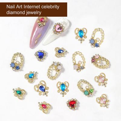 Nail Art Decals Delicate Craftsmanship Manicure Decor Non-Fading Nail Art Decoration Rhinestones Nail Salon Supplies