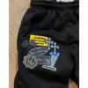 Pantalones Deportivos Y2K Streetwear Hombre Mujer Hip Hop Retro Bordado de Letras Empalmados Pantalones Casuales Elásticos Cintura Alta Pantalones de Jogging