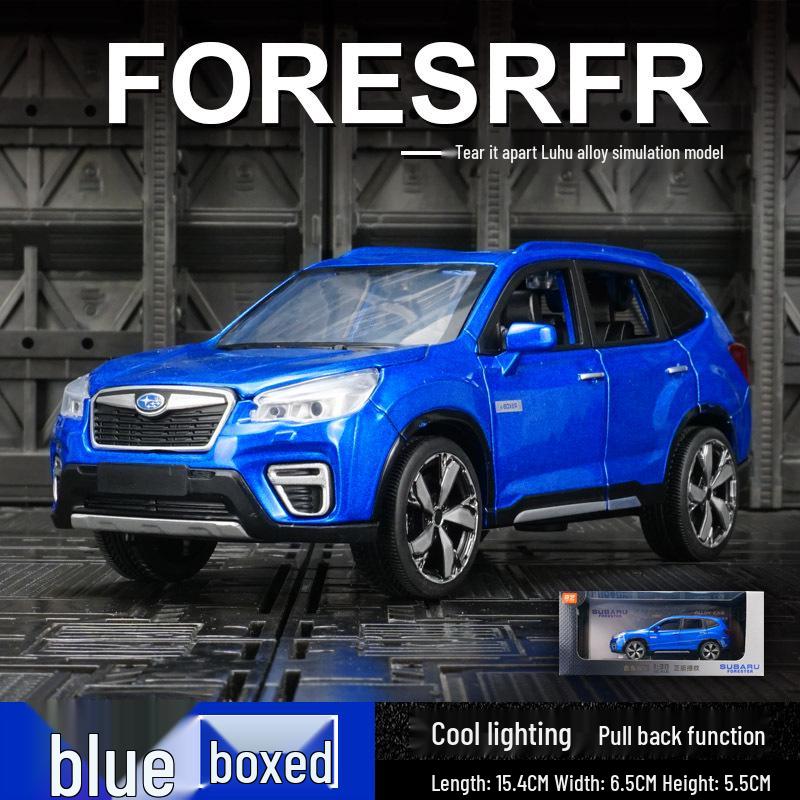 

Qiyi Q3006A Forester Сплавная Игрушечная Машинка с Откатом, Звуком, Светом и Открывающимися Дверями - Идеальный Детский Подарок синий