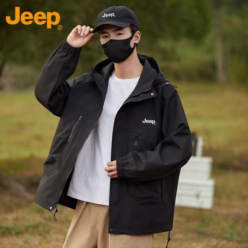 Jeep Unisex Loose Fit Casual Jacket
