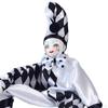 Doll Porcelain Model Collections Toy Figure Ornament Harlequin for Festival