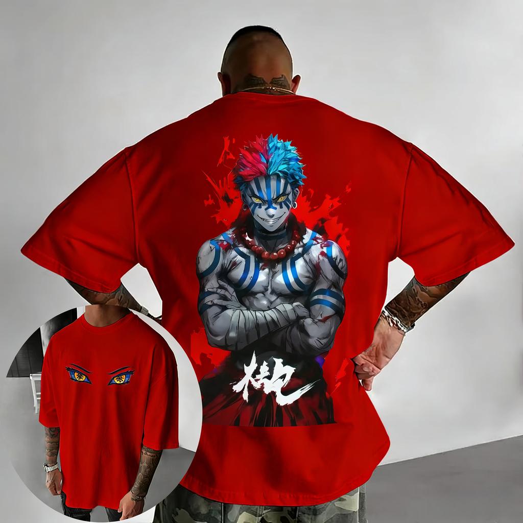 Super Sized Ghost Slayer Blade Nest Creative Printed Mens Tshirt SpringSummer Y2K Style Mens and Womens Streetwear