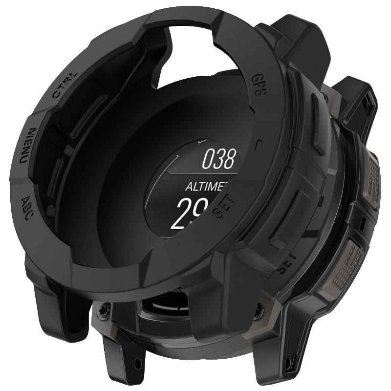Custodia in Silicone Per Garmin instinct 3 40mm 50MM 45MM TPU Morbida Casing Smart Watch Scala Incisa Protezione Schermo Lunetta Paraurti Guscio