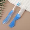 Compact Seahorse Soft-Bristle Travel Toothbrush Set - Foldable, Colorful & Ideal for Gifting