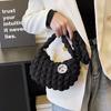 Popular Cloud Bag Fashion Versatile Shoulder Bag Women's Solid Color Portable Underarm Bag Folded Bubble Women's Bag