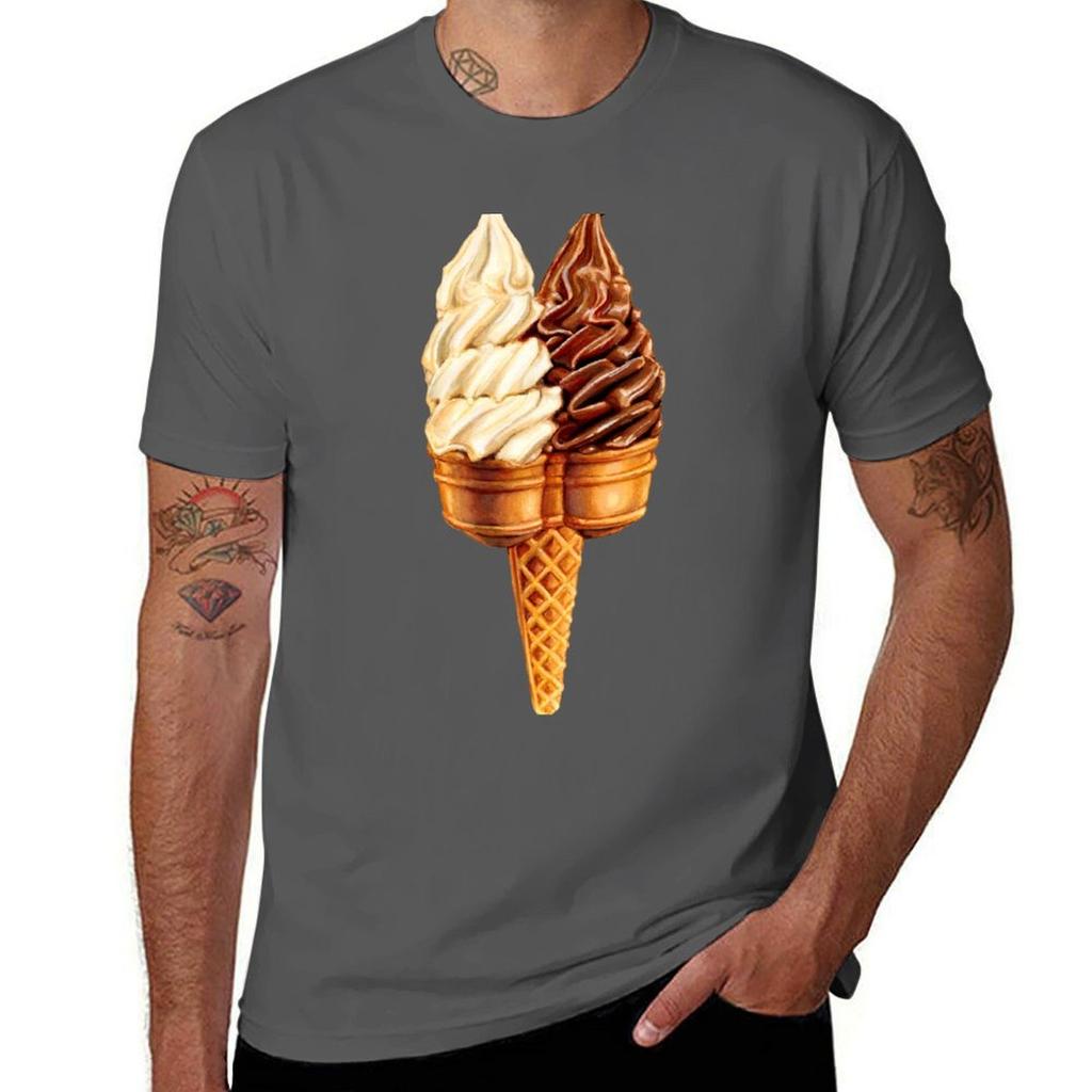 Twin Cone Pattern  Teal Tshirt Basic Simple Design Short Sleeve Shirt