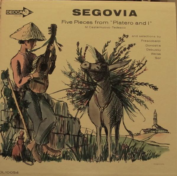 

LP Record ANDRES SEGOVIA - Five Pieces From Platero And I DL10054 DECCA 1962 US Classical Used