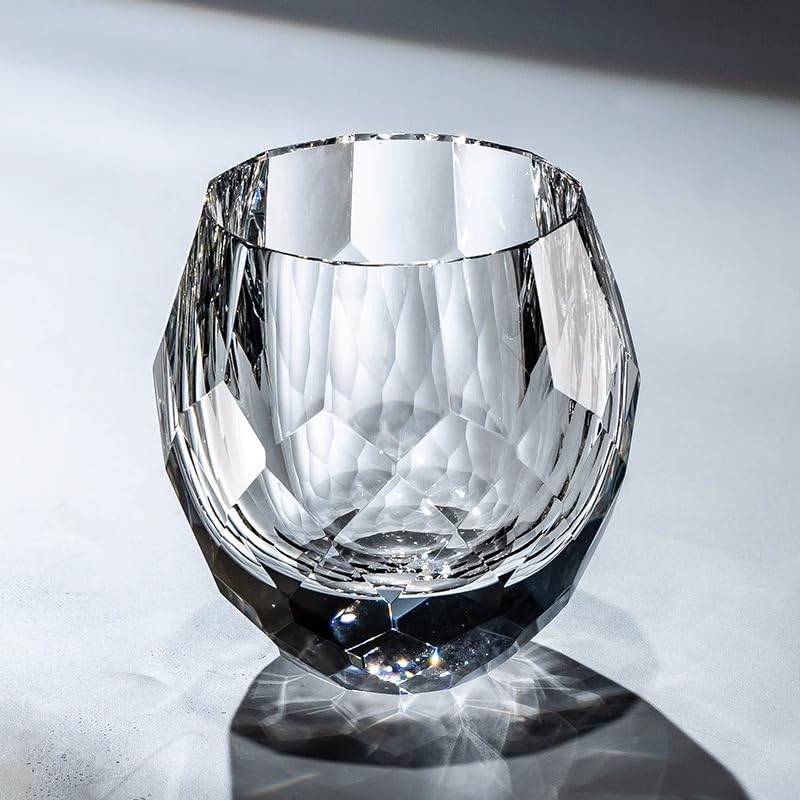 

seek elengance Whiskey Glass, Rocks Glass, Premium Crystal Glass (for Home and Bar Use)
