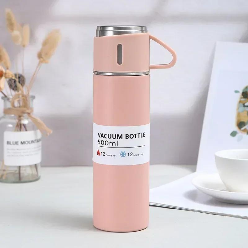 304 Stainless Steel Insulated Mug Commemorative Holiday Gift Cup Unisex Portable Multi-Cover Handheld Mug