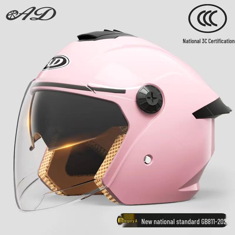 

3C Certified Universal Electric Vehicle Helmet, Lightweight Design for Men & Women, All-Season Safety, Ideal for Summer Riding.