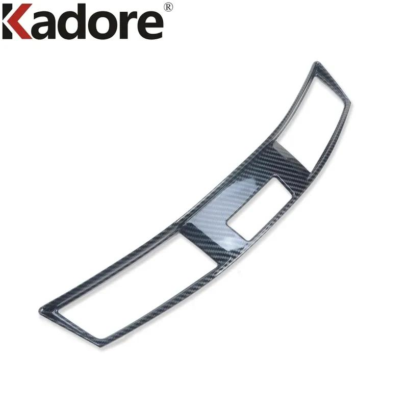 Car Center Air Condition Vent Outlet Cover Trim For Nissan Navara NP300 ST 2014-   Carbon Fiber Interior Accessories