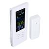 Wireless Weather Forecast Station Indoor Outdoor Thermometer Hygrometer Color Display Digital Temperature Humidity Monitor Alarm Clock Backlight