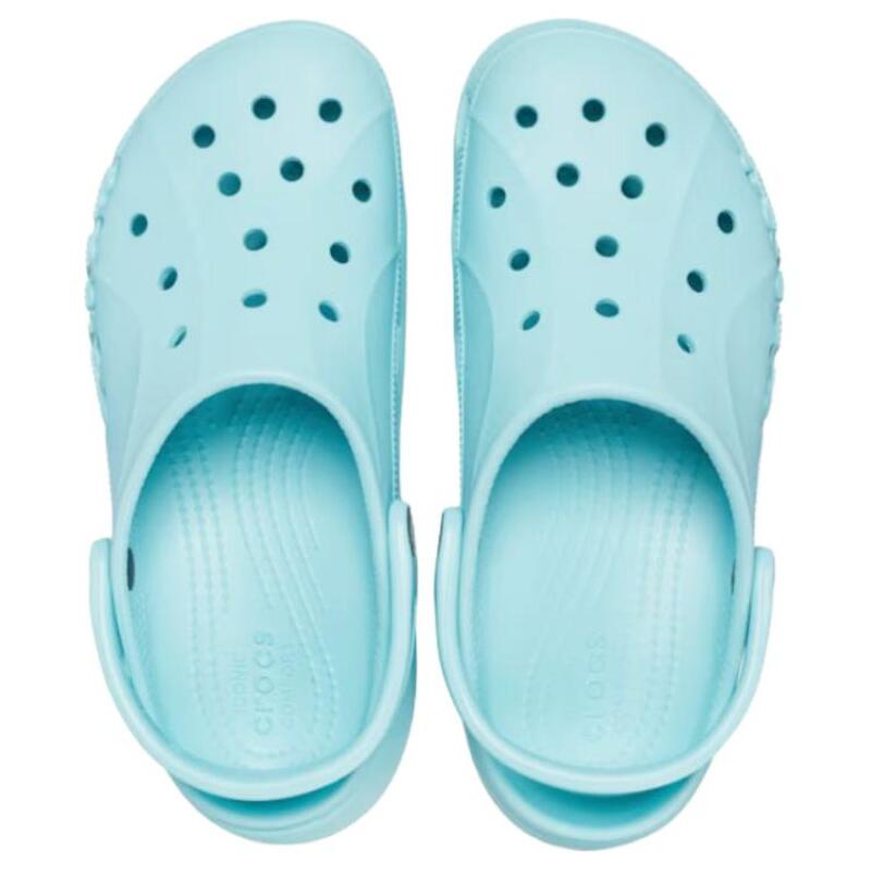 Crocs Baya Platform Clog EVA Lightweight and Comfortable Commuting Outdoor Minimalist Trend Hole Shoes Women's Blue