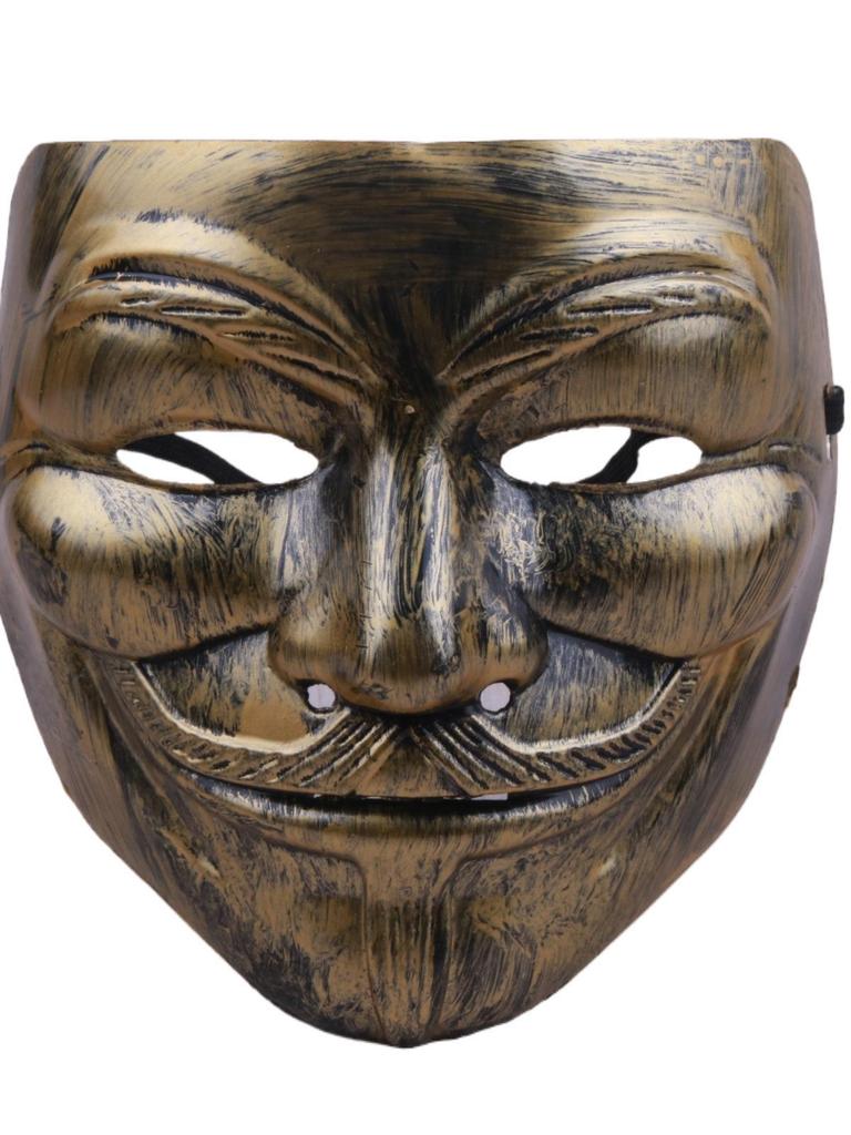 Halloween V Mask Masquerade Full Face Hacker Street Dance Mask for Men