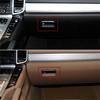 Portable Dashboard Passenger Glove Box Handle 958552147 For Cayenne 2010-2018 LHD Chrome Storage Compartment Switch