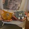 Cat And Mouse Plush Bag Pendant, Cute Cartoon Tom Cat Keychain, Large Throw Pillow Couple Gift.