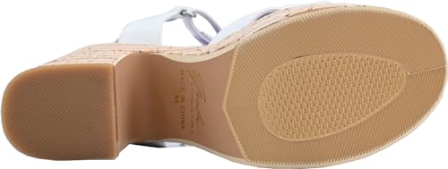 Yosuke Women's White Combination Sandals, Sizes 23.0cm-23.5cm, 4450044