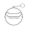 2Pcs with Keychain Ita Bag Pin Case Badge Protector Badge Protective Sleeve  58/75mm Badge Pins