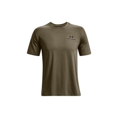 Rush Series Logo Crew Neck T-Shirt Men Tops Green 1366138-361
