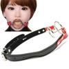 Praxia Metal Gag with Double Ring Mouth Mouth Mouth SM Goods Logo - Gag, Gag, Opener, [Includes Pouch/Cleaning Cloth]