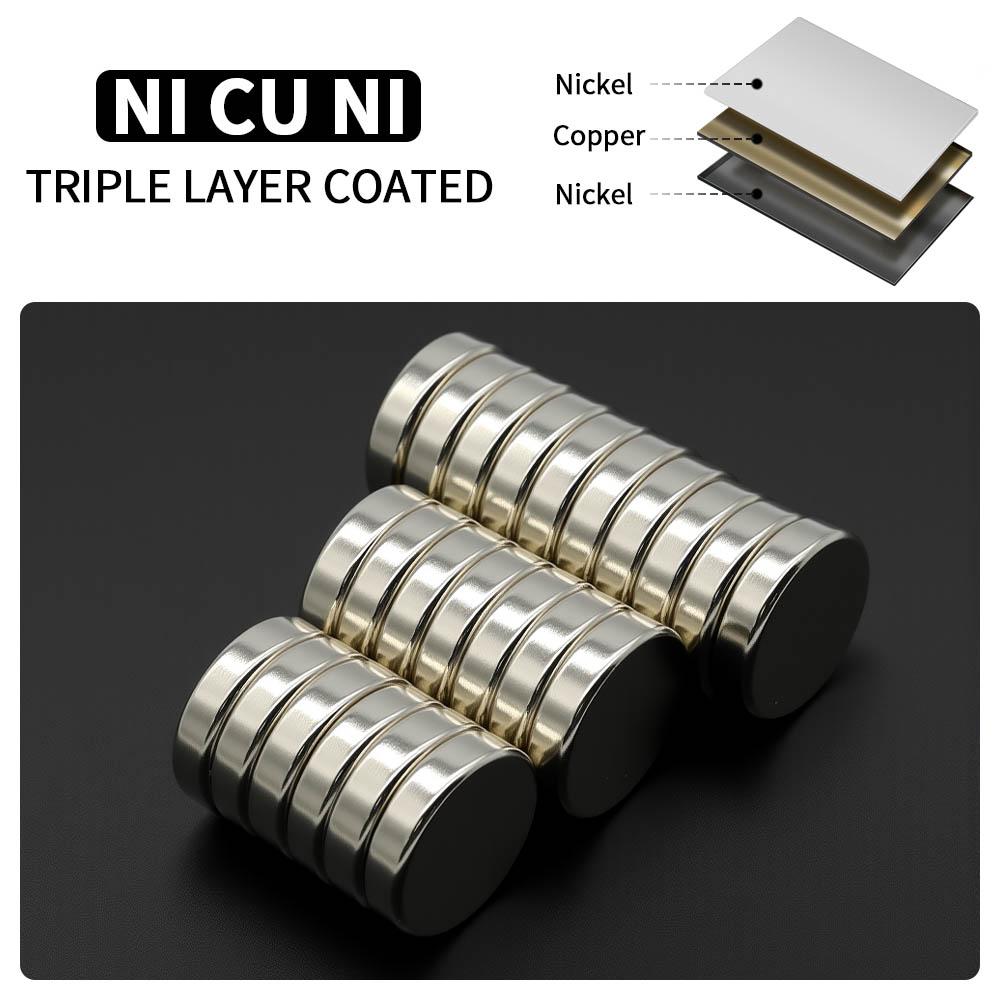 20x5mm Powerful Neodymium Magnet N35 NdfeB Permanent Magnetic imanes Round Super Strong Fridge Magnets DIY