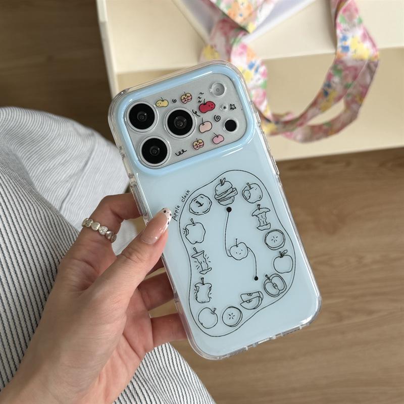 Custom Blue Background iPhone 17/16 Pro Max/15 Pro Case - Compatible with Apple iPhone 17 Pro Max